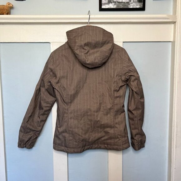 Columbia Brown Omni-Tech Waterproof Hooded Ski Jacket Women's Size S - Picture 2 of 13